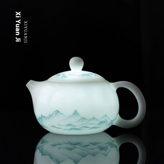 Ice Seed Jade Porcelain Xishi Pot